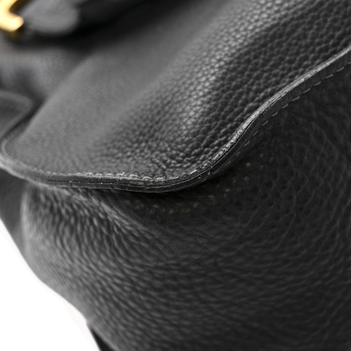 Chloe Calfskin Medium Marcie Satchel Black