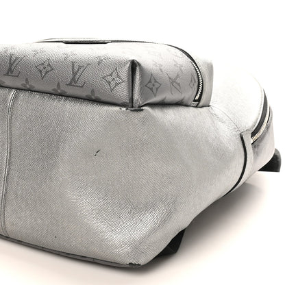 Louis Vuitton Monogram Taiga Discovery Backpack PM Silver