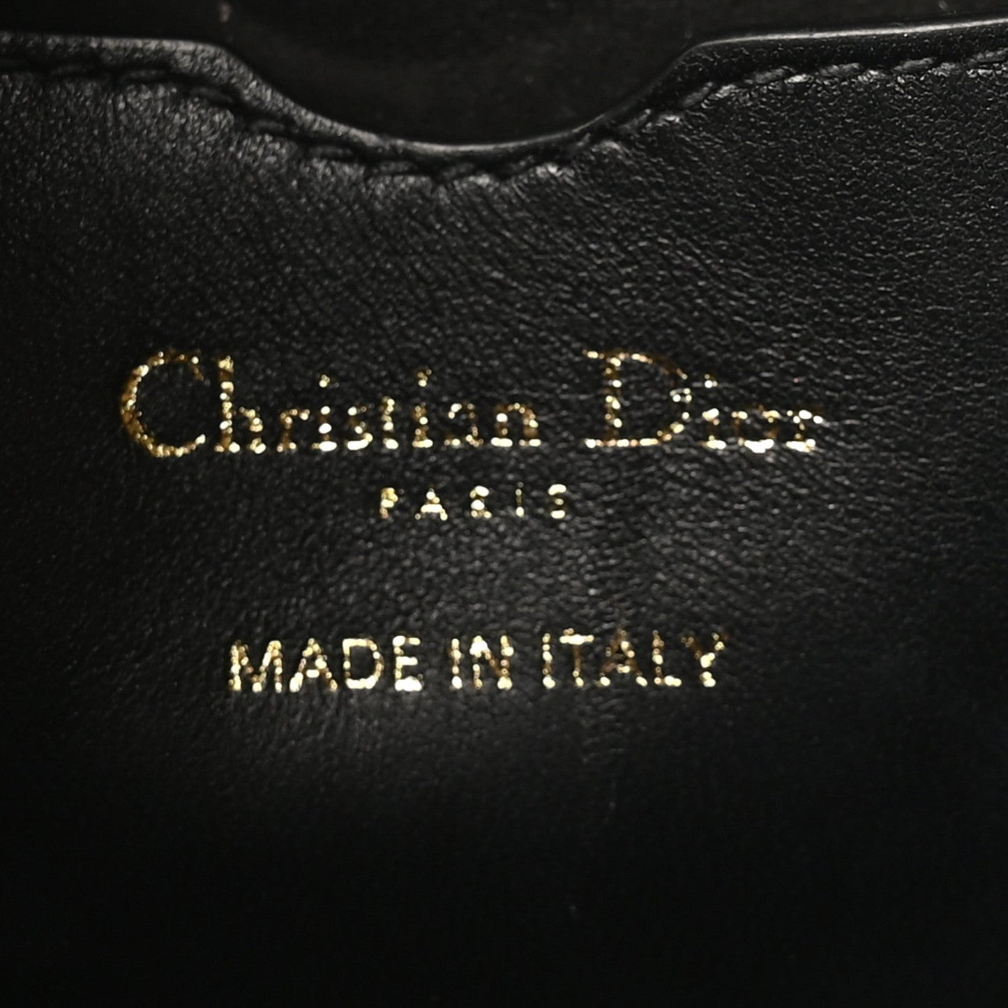 Christian Dior Lambskin Cannage Small Dior Vibe Hobo Bag Black