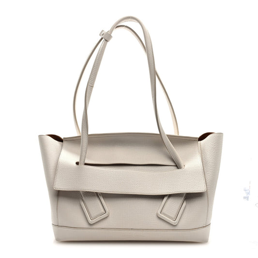Bottega Veneta Grainy Calfskin Medium Arco Plaster