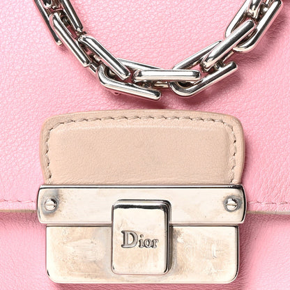Christian Dior Calfskin Large Diorling Rose Candy
