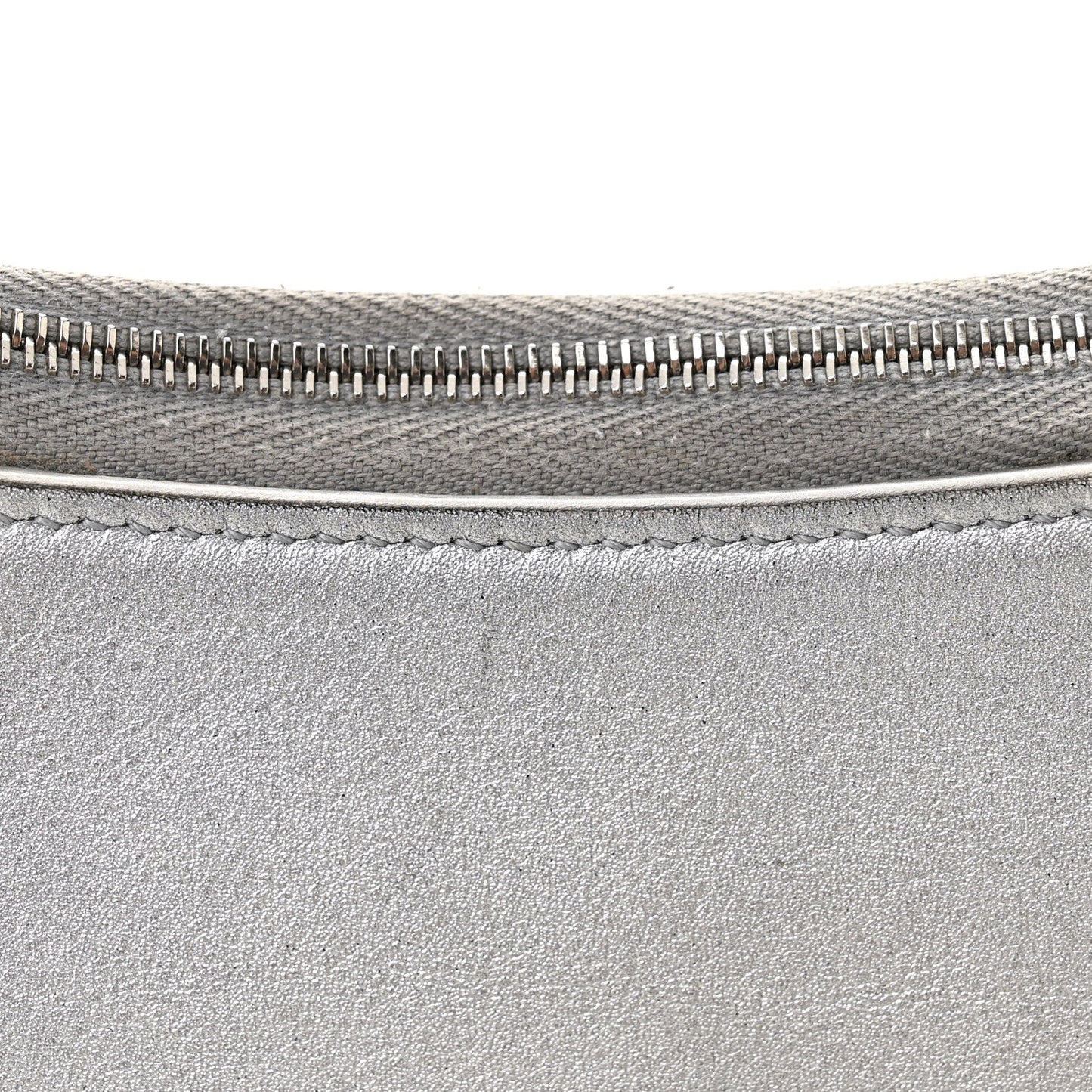 Balenciaga Metallic Calfskin Mary Kate Shoulder Bag Silver