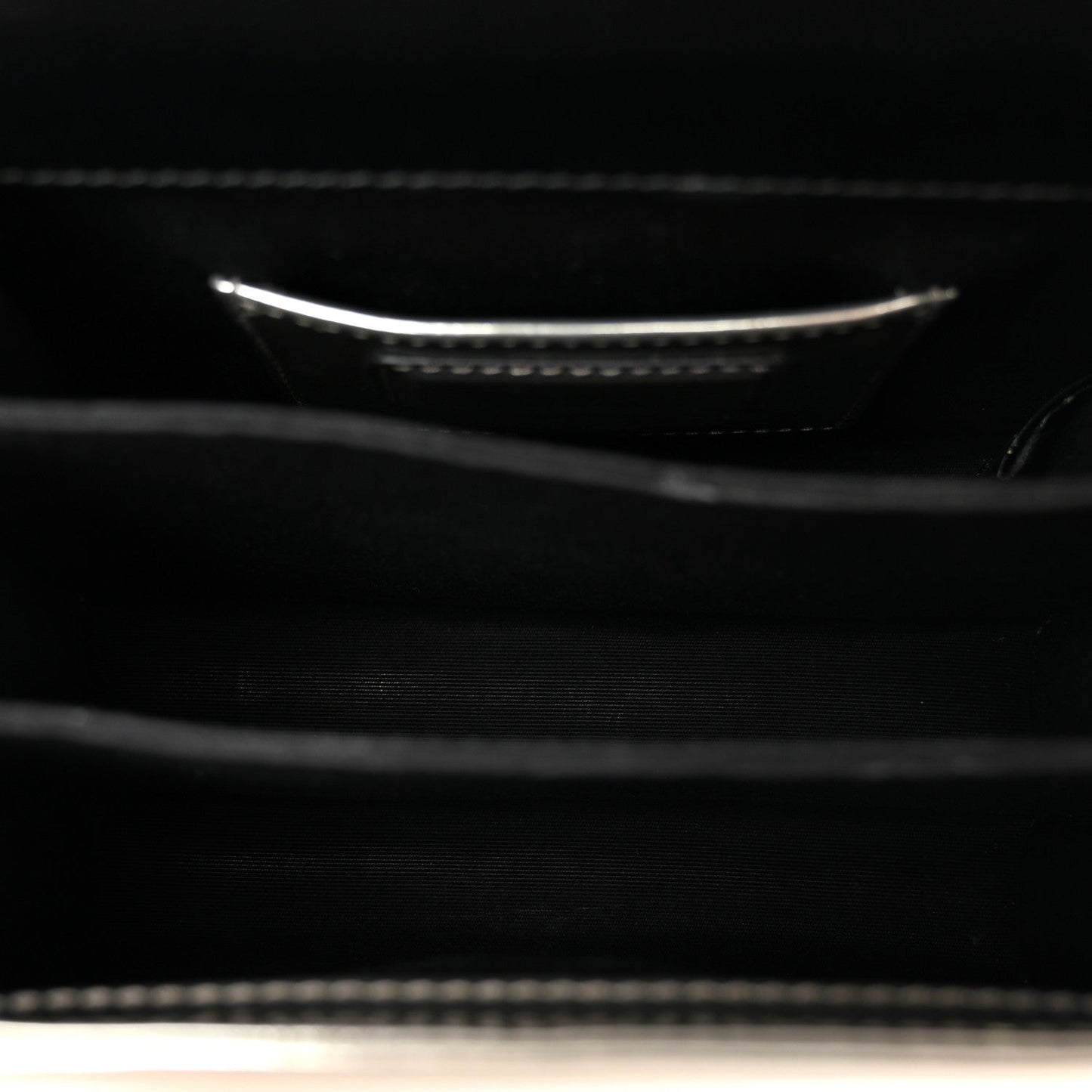 Bulgari Metallic Calfskin Serpenti Forever Top Handle Silver