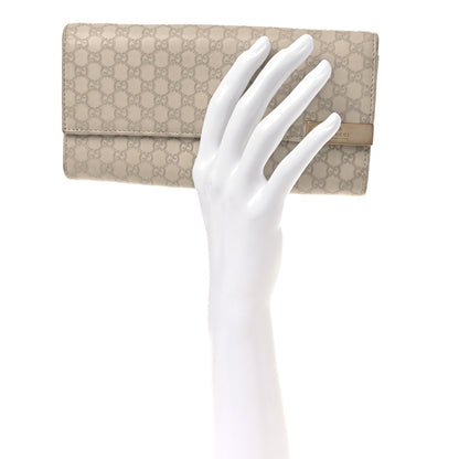 Gucci Soft Microguccissima Dice Chain Wallet Beige