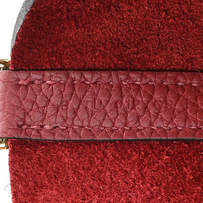 Hermes Taurillon Clemence Picotin Lock 22 MM Rouge H