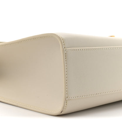 Saint Laurent Smooth Calfskin Manhattan Shoulder Bag Crema Soft