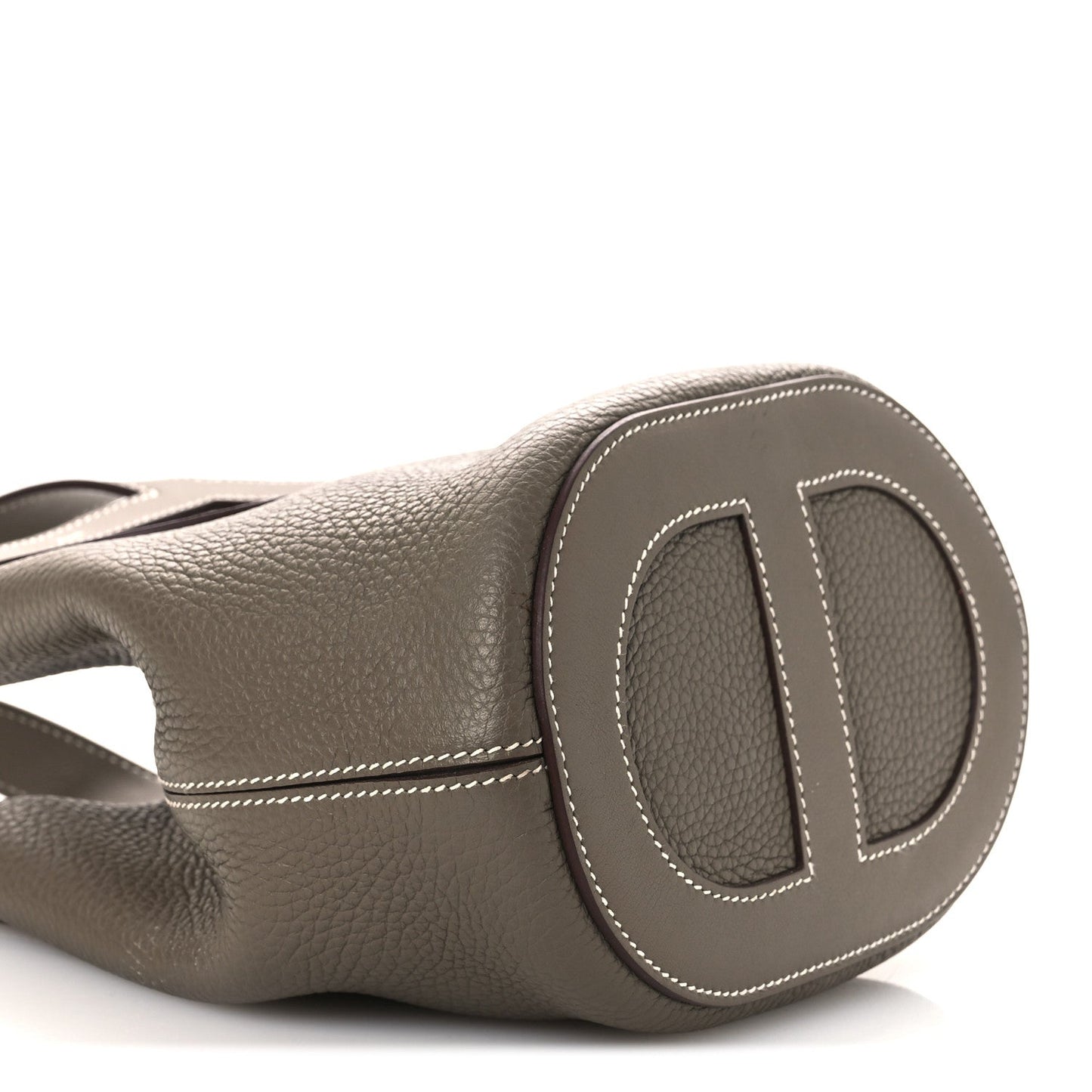 Hermes Taurillon Clemence Swift In-The-Loop 18 Bag Etoupe