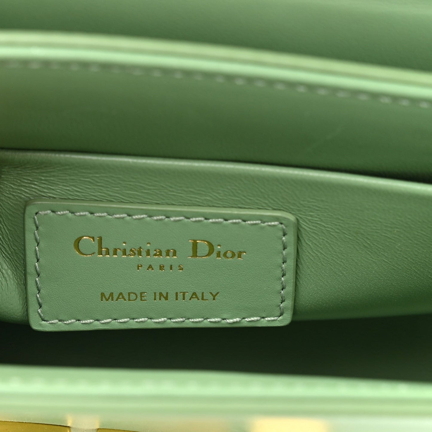 Christian Dior Box Calfskin 30 Montaigne Box Bag Mint Green