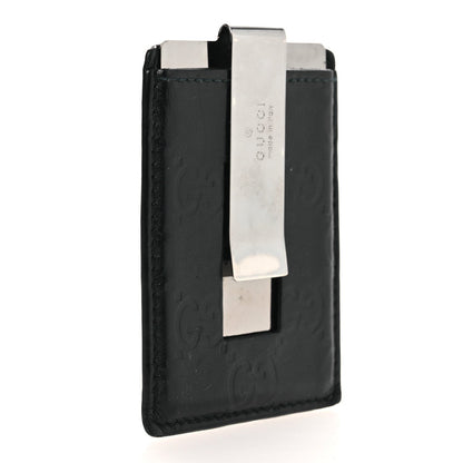 Gucci Guccissima Money Clip Black