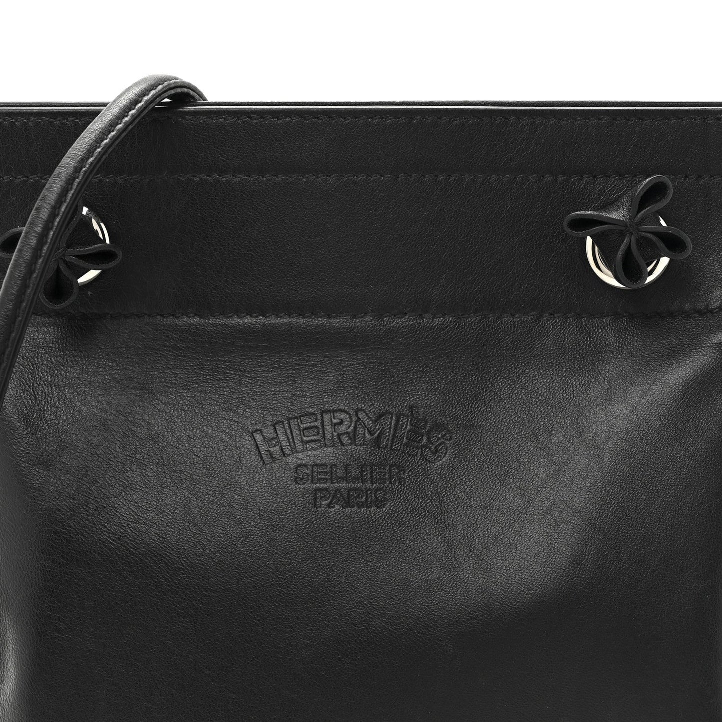 Hermes Milo Lambskin Swift Mini Aline Black