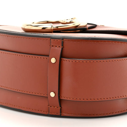 Chloe Calfskin Suede Small Tess Bag Sepia Brown