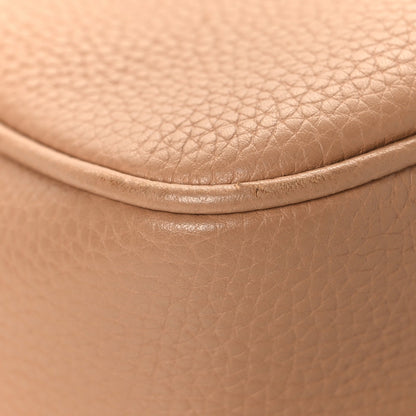 Gucci Pebbled Calfskin Small Soho Disco Bag Camelia