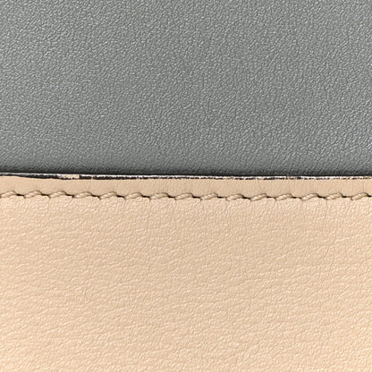 Celine Shiny Smooth Calfskin Medium Frame Shoulder Bag Grege Storm