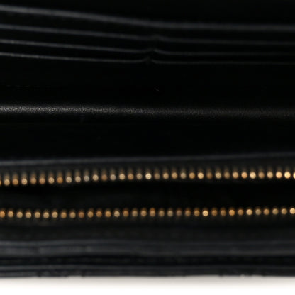 Christian Dior Lambskin Cannage Chain My Dior Daily Chain Pouch Black