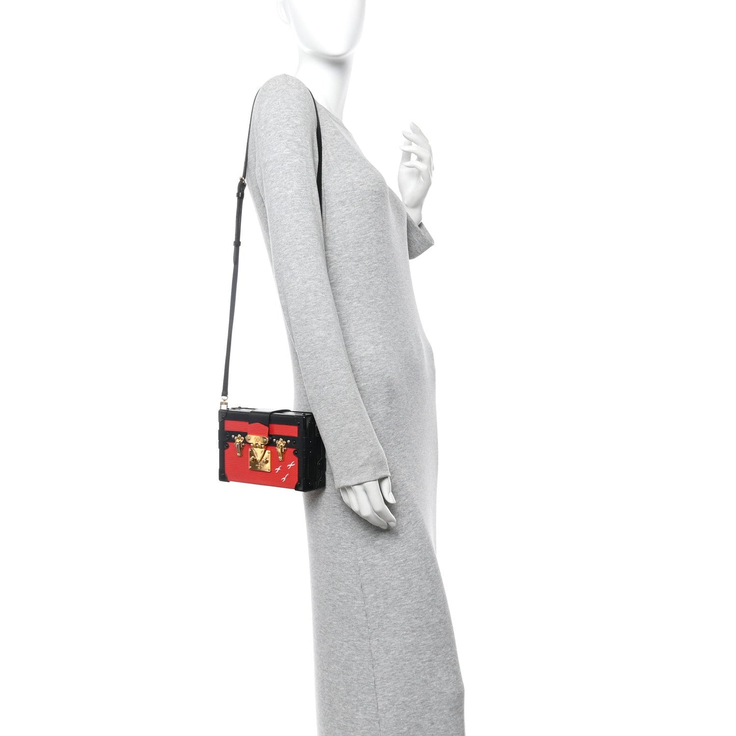 Louis Vuitton Epi Petite Malle Coquelicot