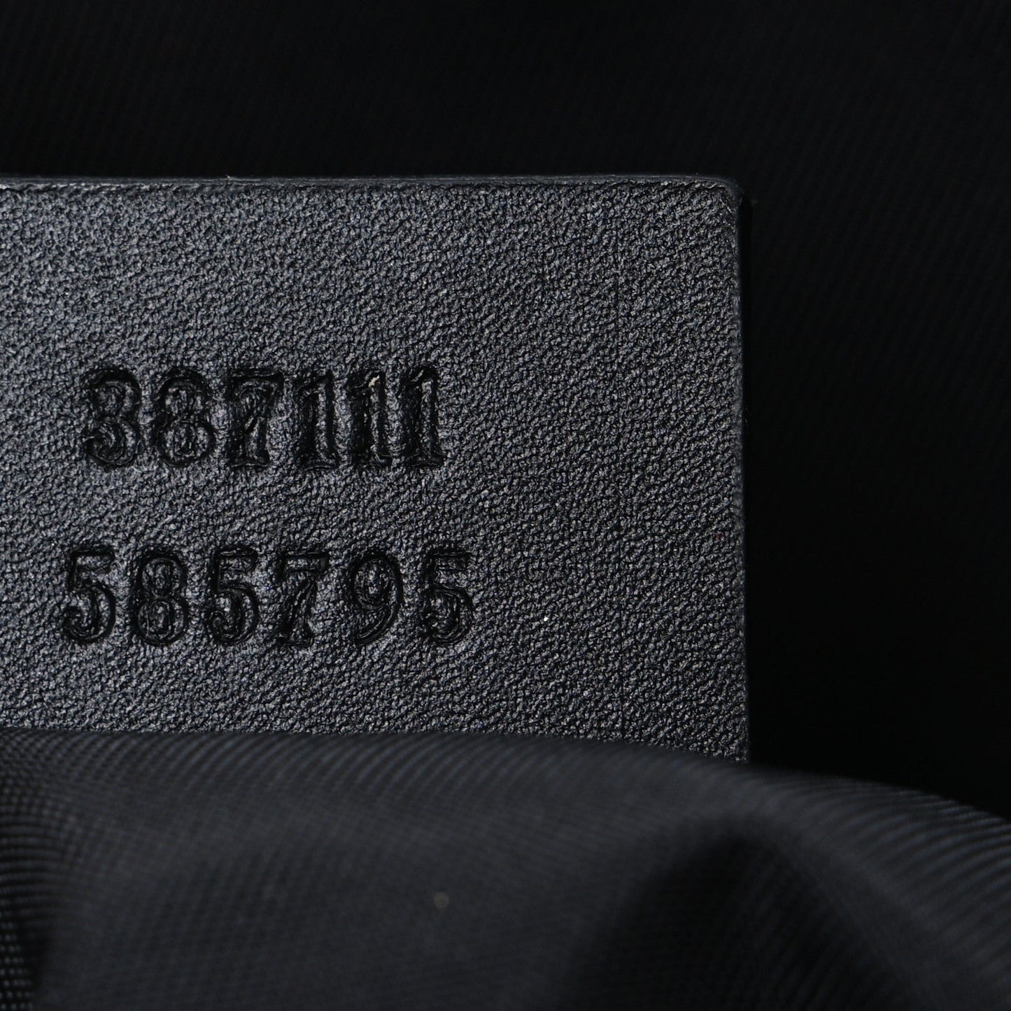 Gucci GG Supreme Monogram Web Messenger Bag Black