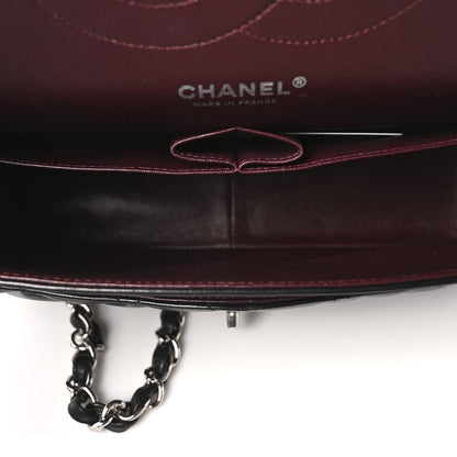 Chanel Lambskin Quilted Jumbo Double Flap Black
