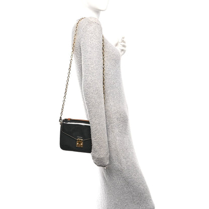 Louis Vuitton Shiny Epi Reverse Monogram Pochette Metis Mini Marine