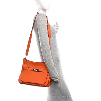 Hermes Taurillon Clemence Jypsiere 31 Orange