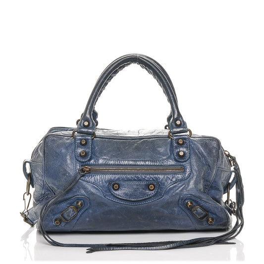 Balenciaga Chevre Classic Hardware Twiggy Indigo