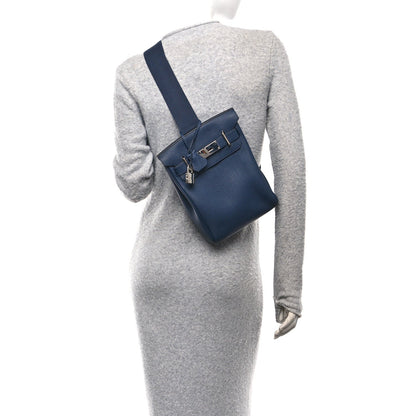Hermes Togo Hac A Dos PM Backpack Bleu Nuit