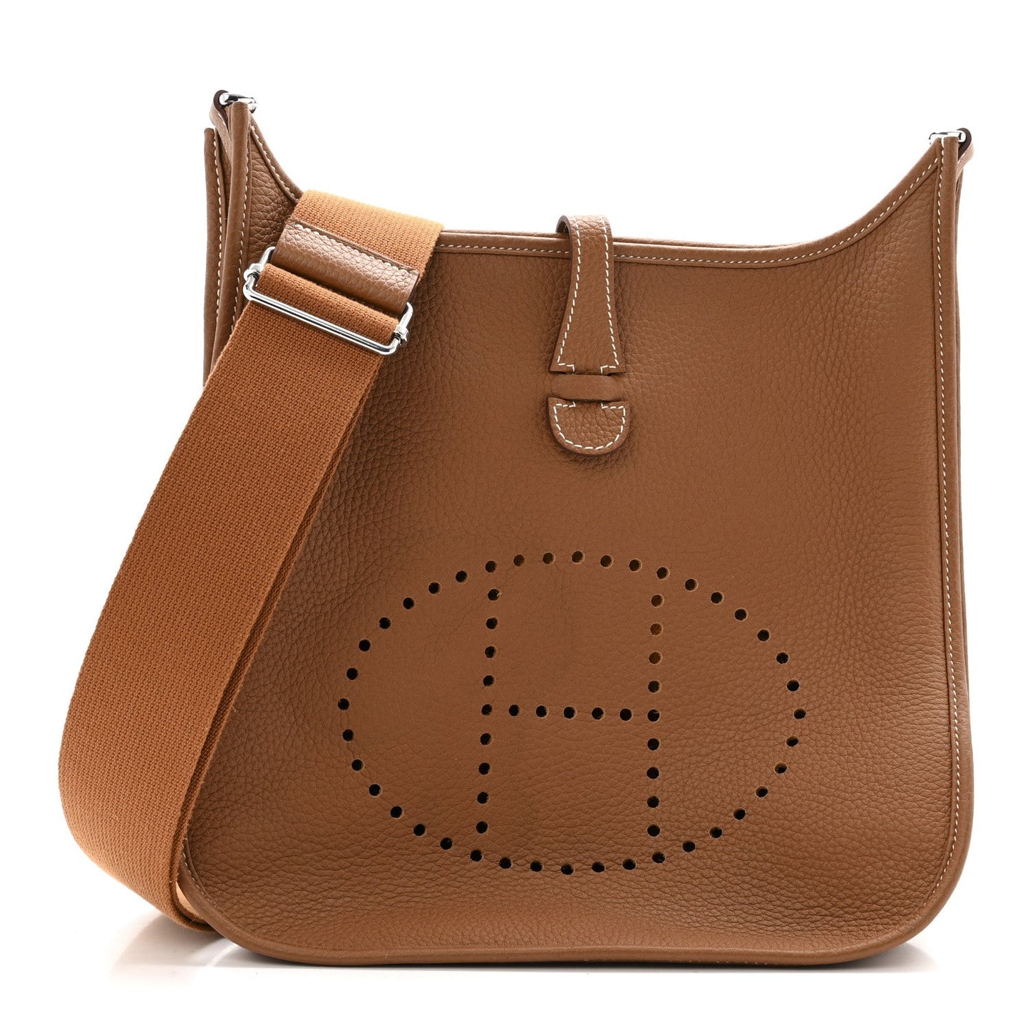 Hermes Taurillon Clemence EVELYNE III PM Gold