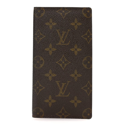 Louis Vuitton Monogram Checkbook Holder Case Wallet