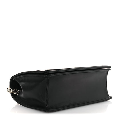 Christian Dior Lambskin Medium Diorama Flap Bag Black