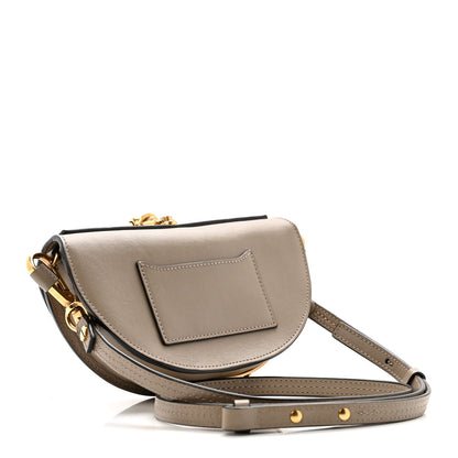Chloe Calfskin Small Nile Bracelet Minaudiere Bag Motty Grey