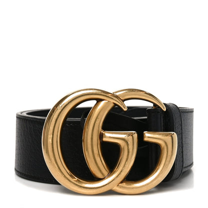 Gucci Dollar Pigprint Double G 40mm Belt 75 30 Black