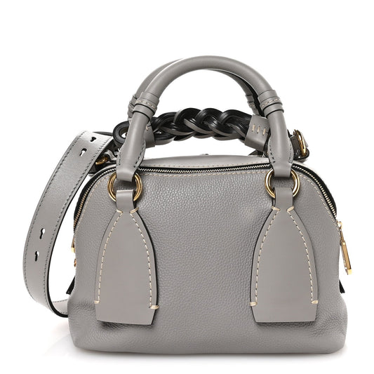 Chloe Calfskin Small Daria Stormy Grey