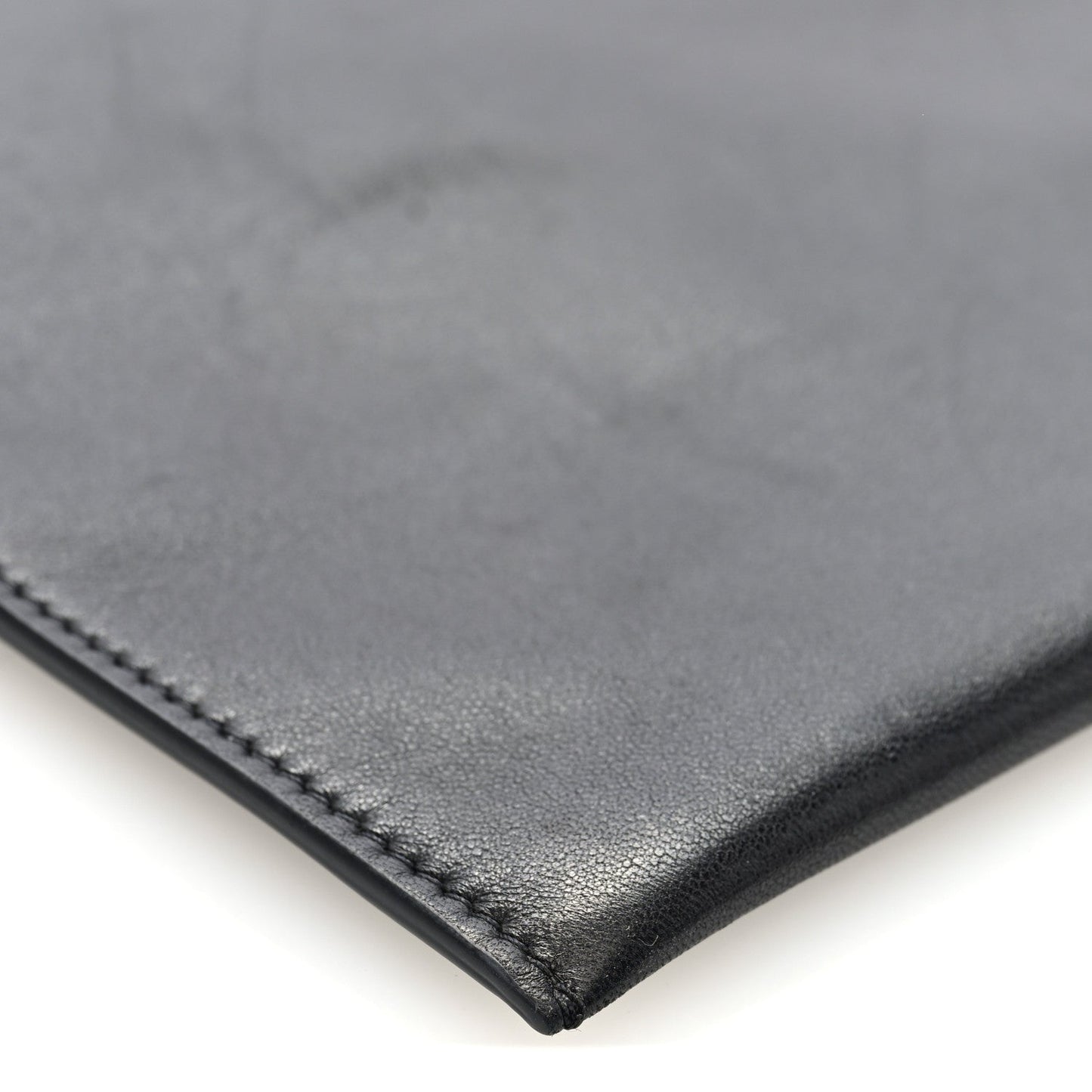 The Row Vegetable Calfskin Medicine Pouch Black