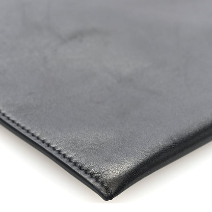 The Row Vegetable Calfskin Medicine Pouch Black