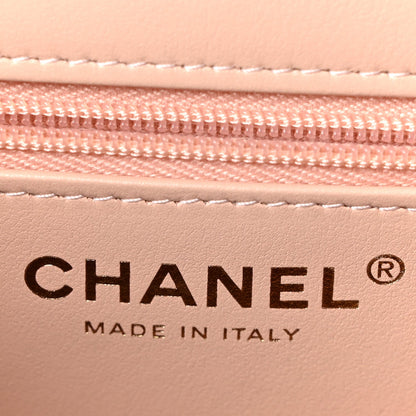 Chanel Shiny Caviar Preppy Coco Small Flap Light Pink