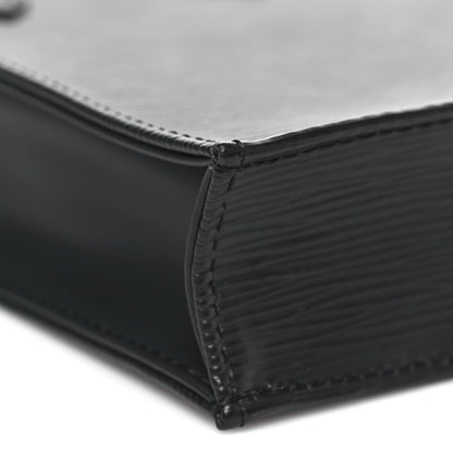 Louis Vuitton Epi Petit Sac Plat Black