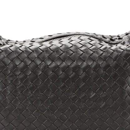 Bottega Veneta Nappa Intrecciato Small Shoulder Bag Ebano