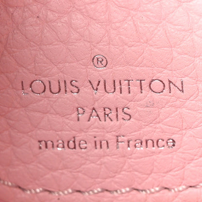 Louis Vuitton Taurillon Capucines BB Black General Blue Pink
