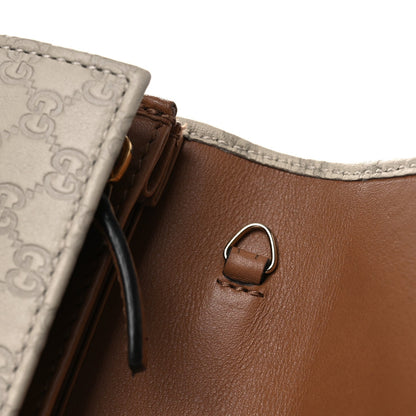 Gucci Soft Microguccissima Dice Chain Wallet Beige