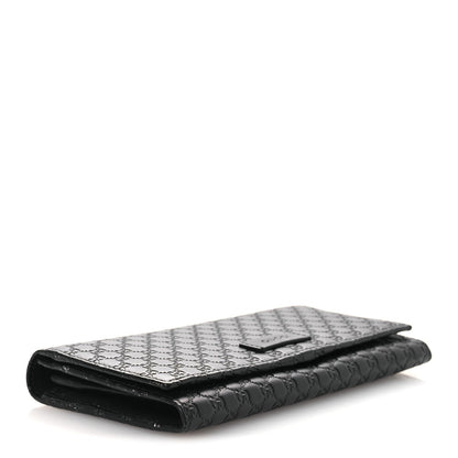 Gucci Soft Microguccissima Continental Wallet Black