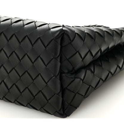 Bottega Veneta Nappa Intrecciato Small Andiamo Shoulder Bag Black