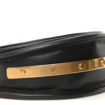 Chloe Calfskin Small Nile Bracelet Minaudiere Bag Black