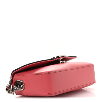 Gucci Senna Calfskin Petite GG Top Handle Shoulder Bag Pink
