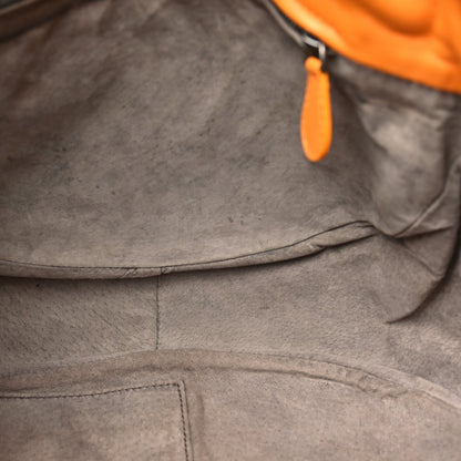 Bottega Veneta Nappa Intrecciato Drawstring Messenger Flap Orange