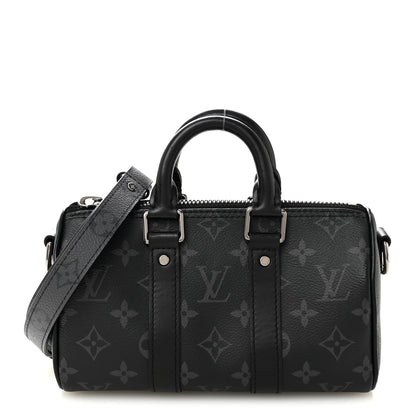 Louis Vuitton Reverse Monogram Eclipse Keepall XS Black