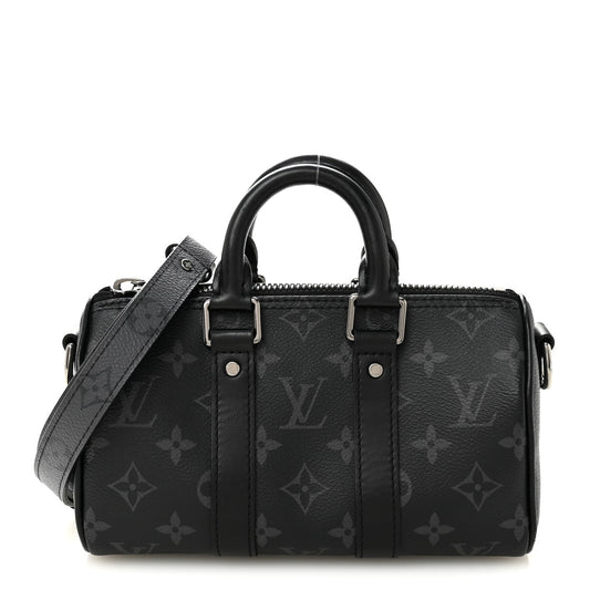 Louis Vuitton Reverse Monogram Eclipse Keepall XS Black