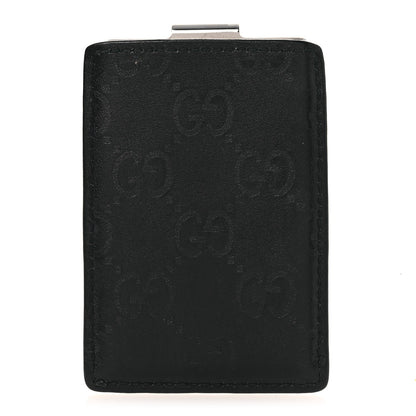 Gucci Guccissima Money Clip Black