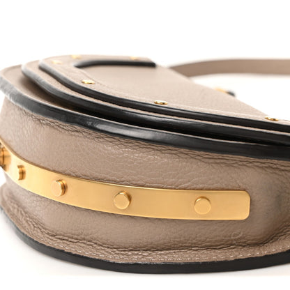 Chloe Calfskin Small Nile Bracelet Minaudiere Bag Motty Grey