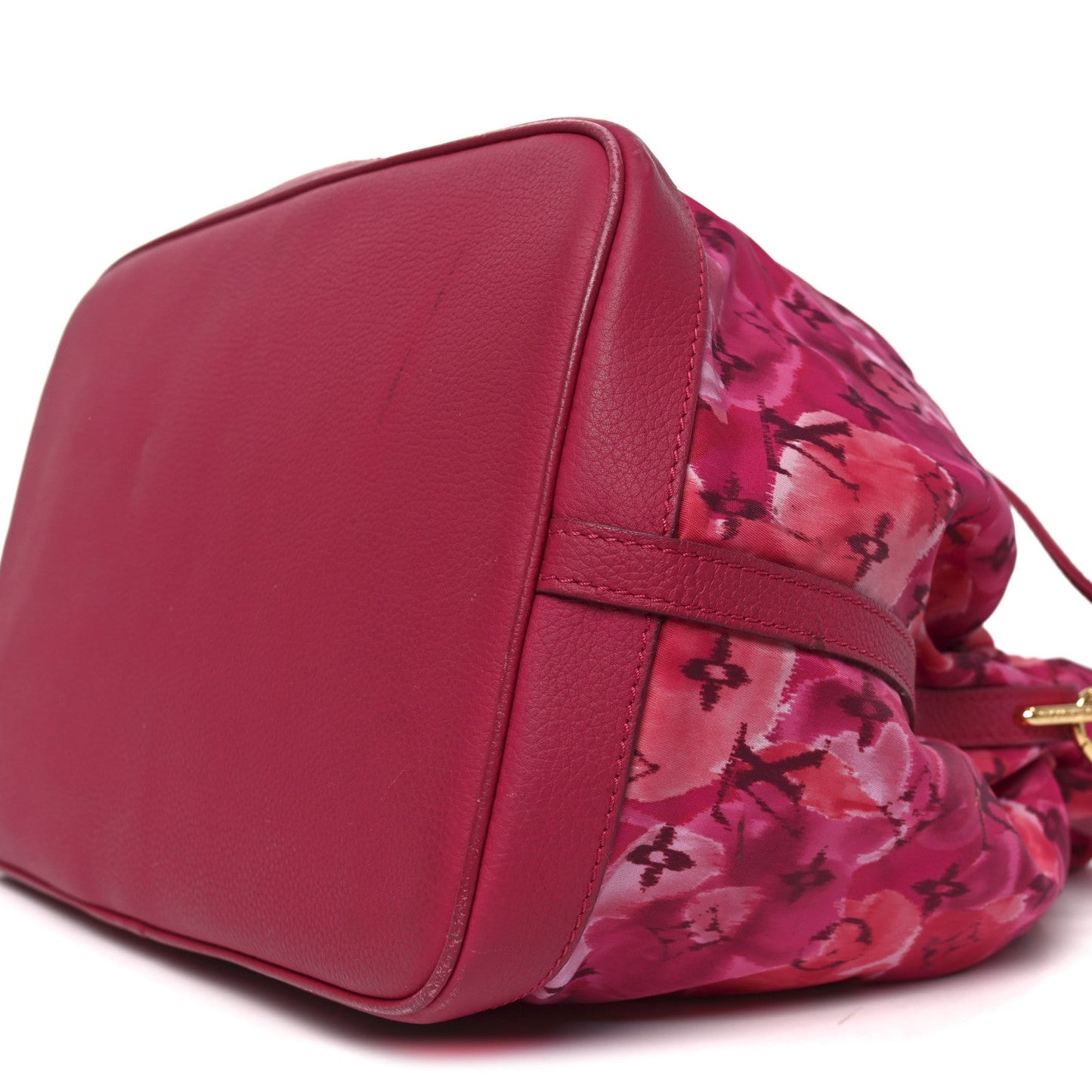 Louis Vuitton Nylon Monogram Ikat Noefull MM Rose Indien