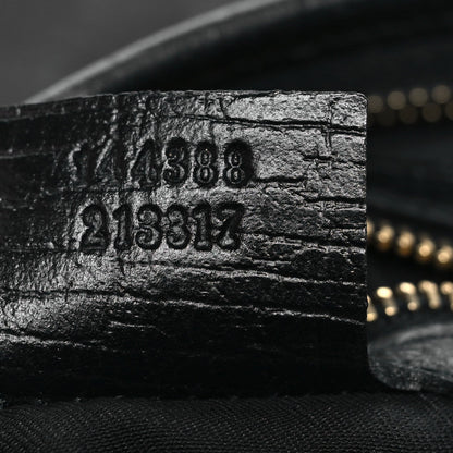 Gucci Monogram Web Jolicoeur Charms Messenger Bag Black