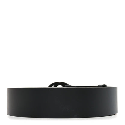 Gucci Selleria Calfskin Monochrome Interlocking G 37mm Belt 80 32 Black